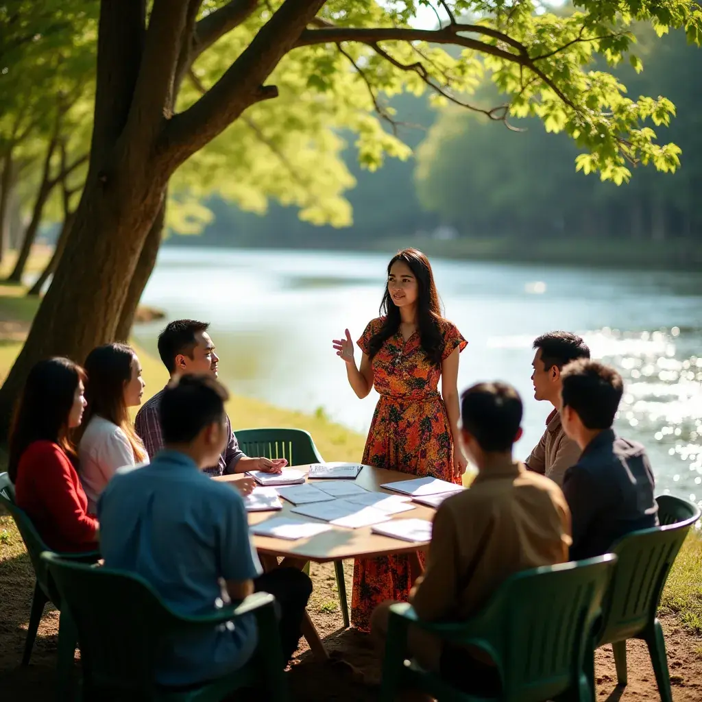 Supporting visual content